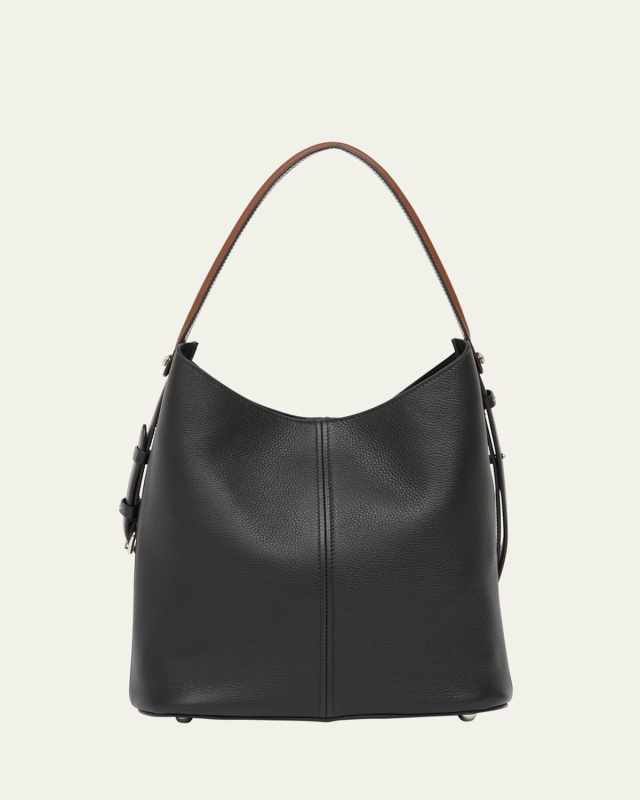 Dress-Age Leather Hobo Bag